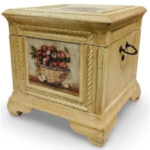 Large Antique Collectible Wooden Chest